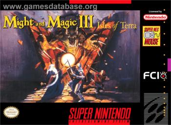 Cover Might and Magic III - Isles of Terra for Super Nintendo